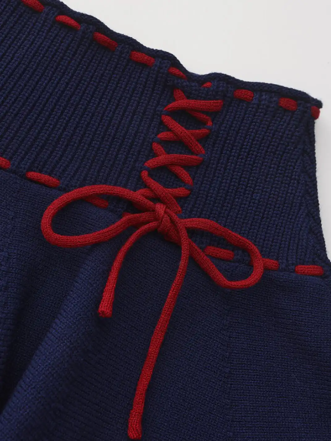 ONNASENSHI | Lacing Mini Skirt