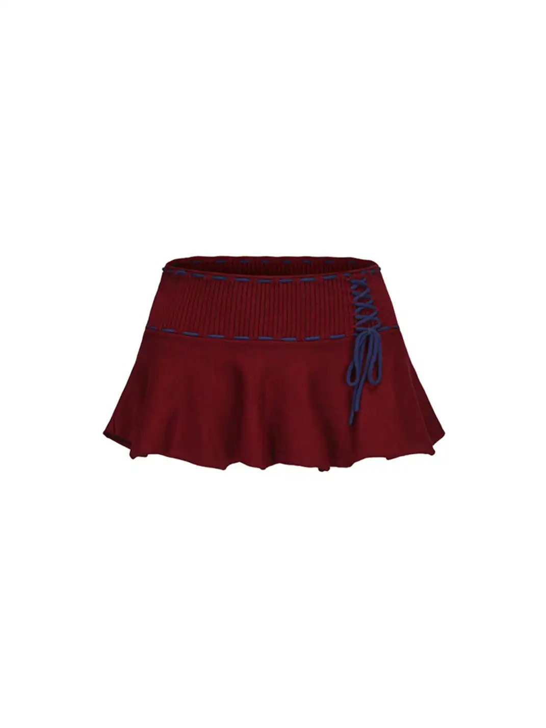 ONNASENSHI | Lacing Mini Skirt