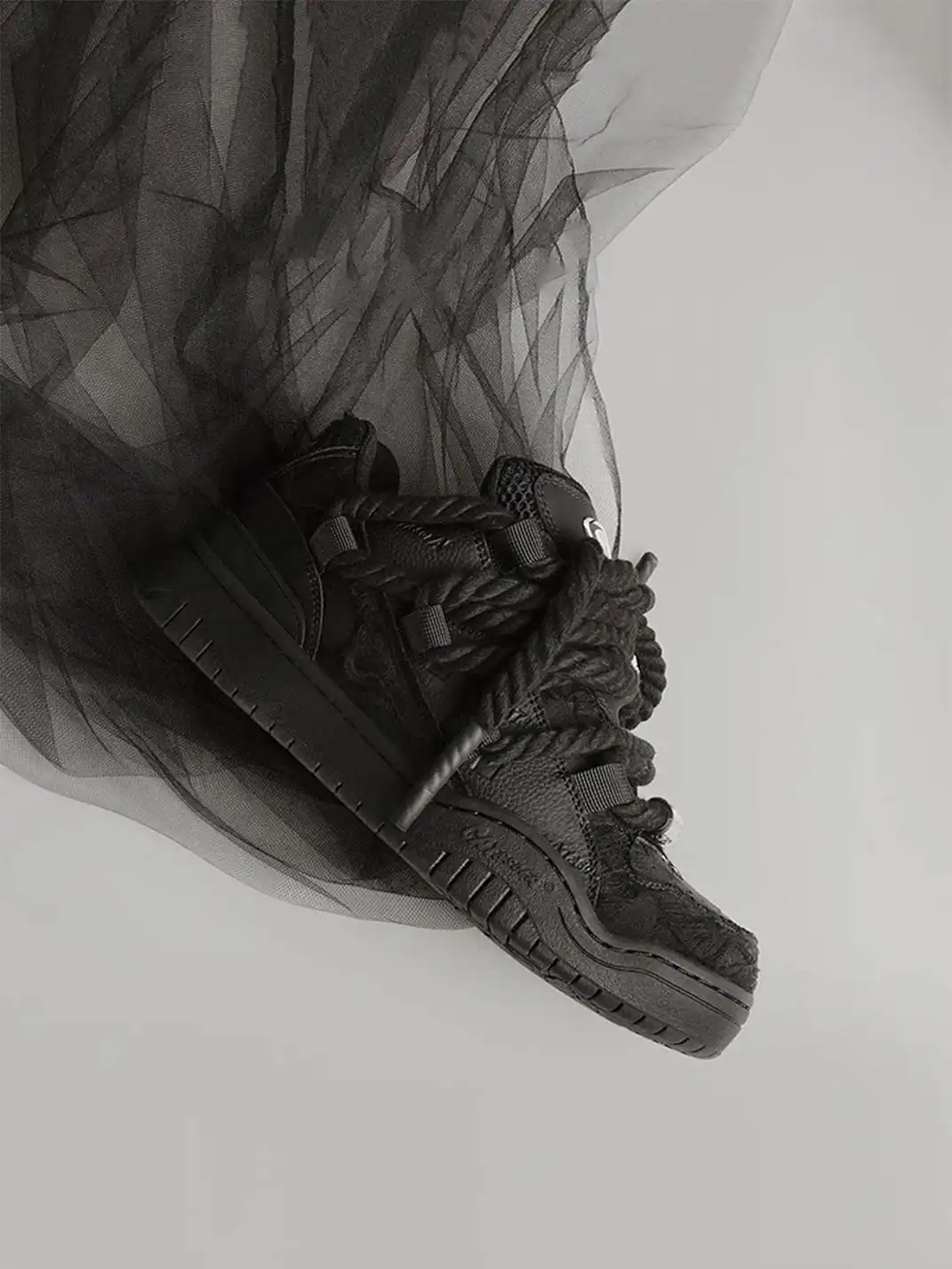 Catsofa | Destructive Lace Dreadlocks Skate Shoes