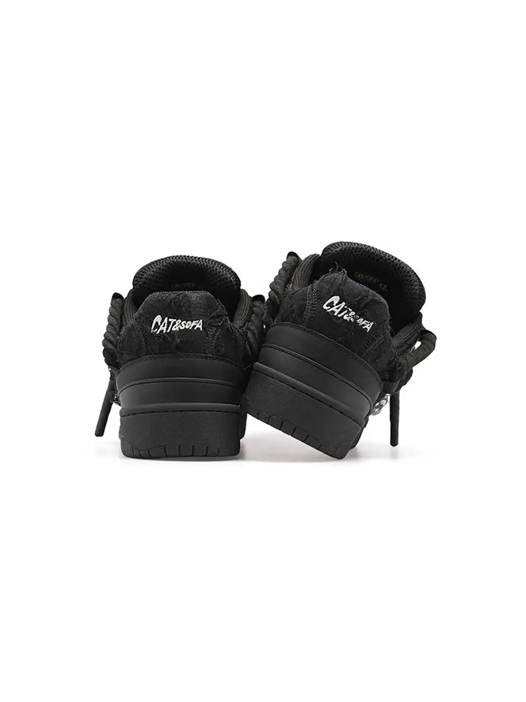 Catsofa | Destructive Lace Dreadlocks Skate Shoes