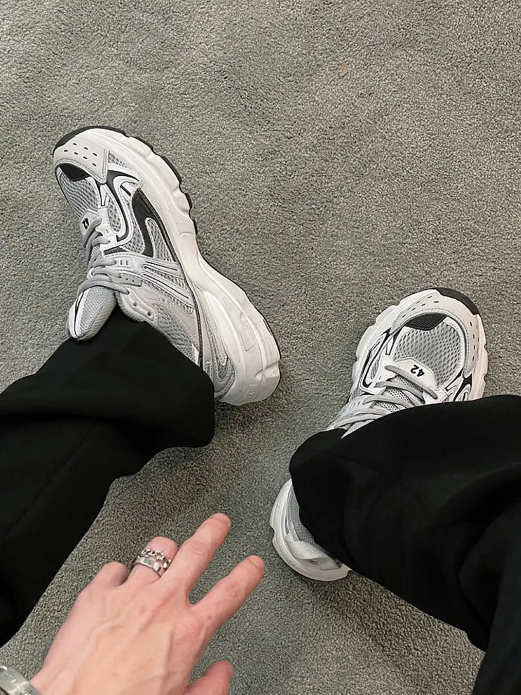 Catsofa | Mesh Upper Chunky Dad Sneakers