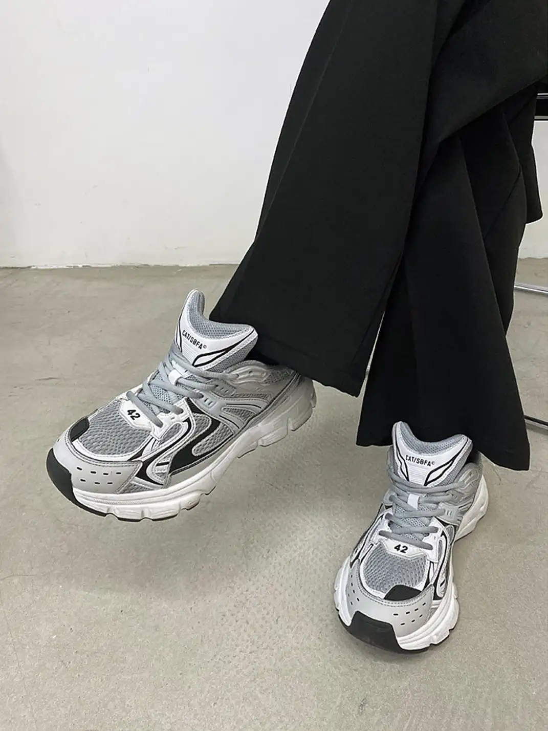 Catsofa | Mesh Upper Chunky Dad Sneakers