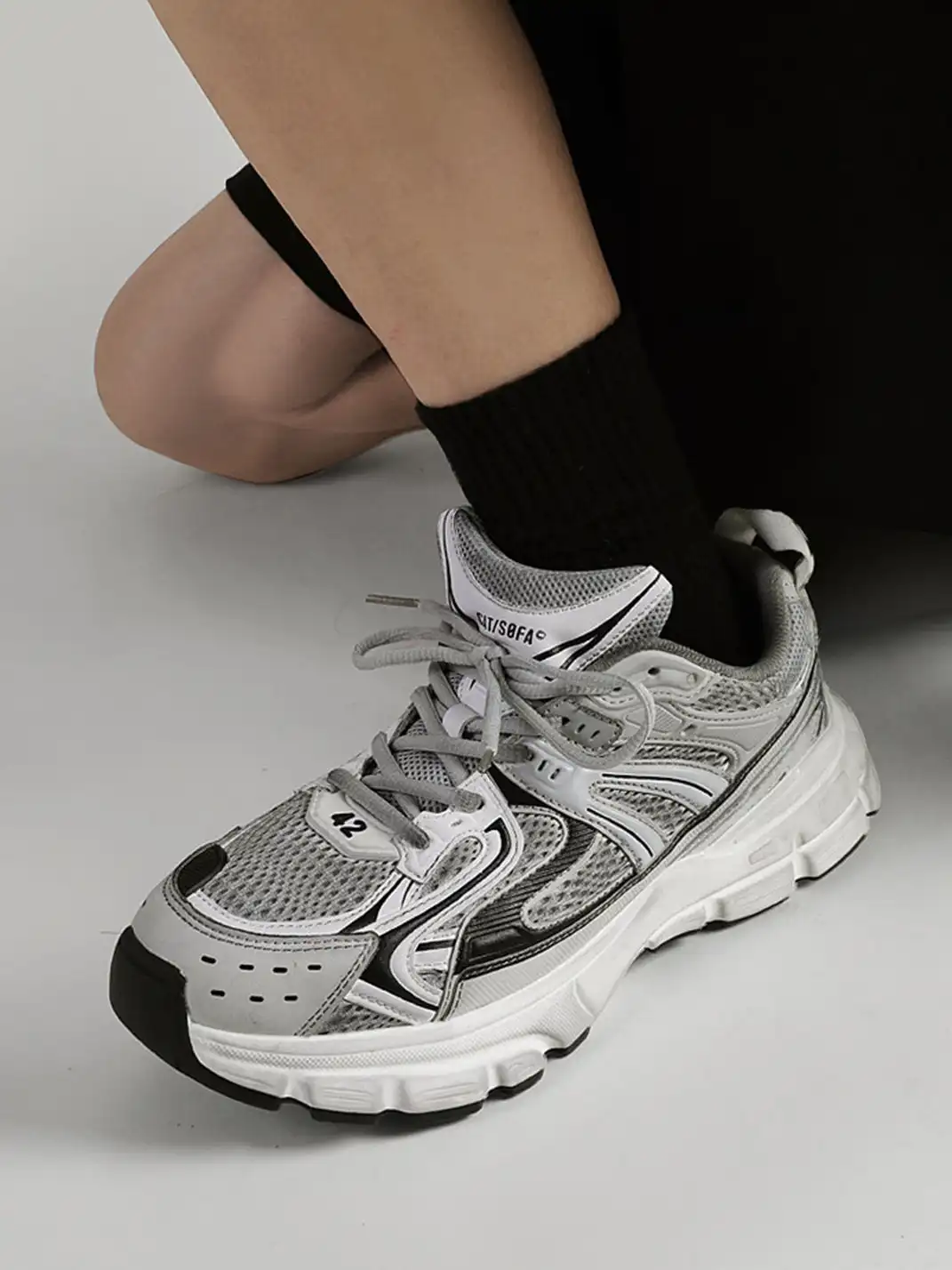 Catsofa | Mesh Upper Chunky Dad Sneakers