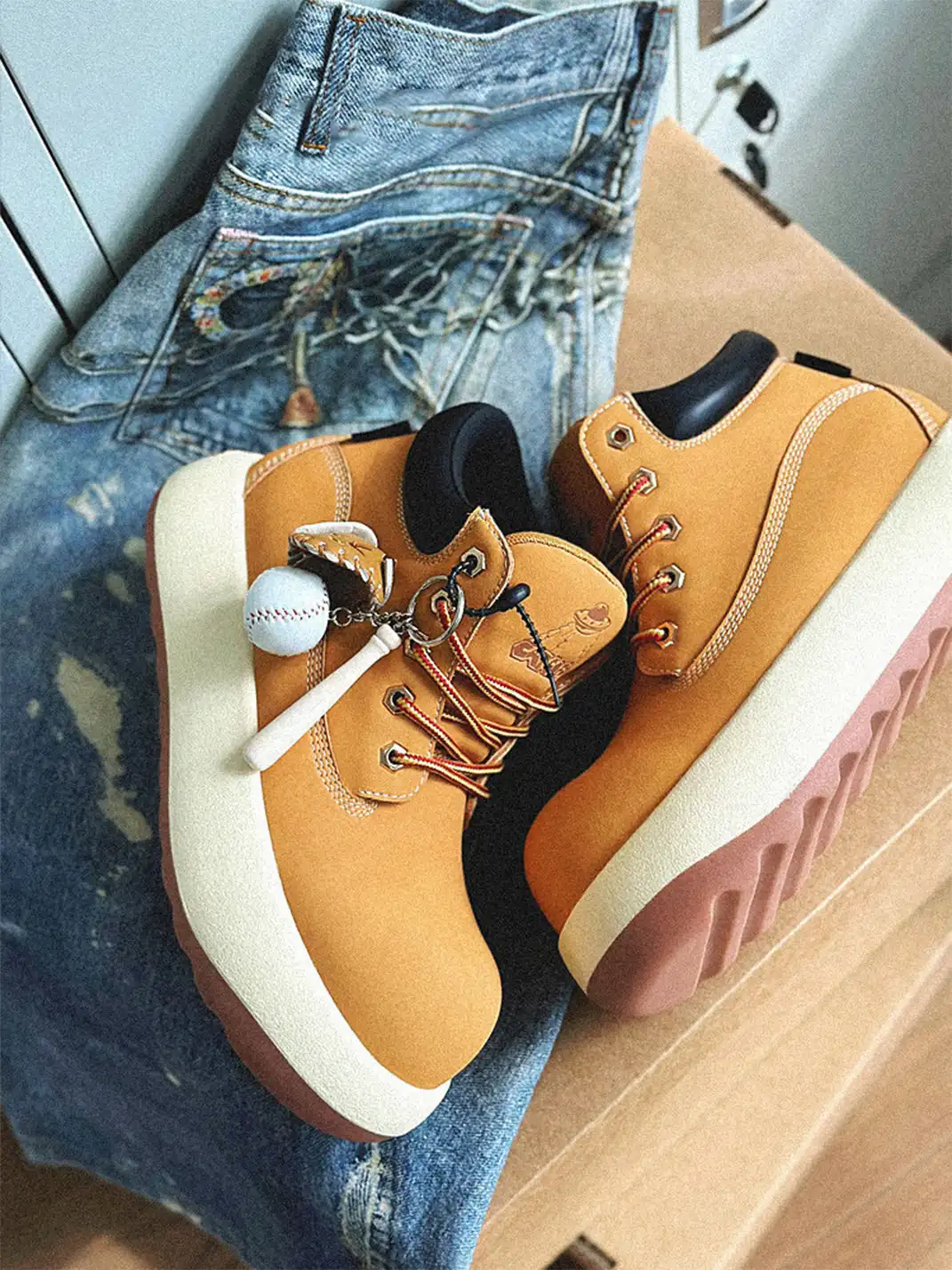 Catsofa | Upturned Toe Platform Martin Boots