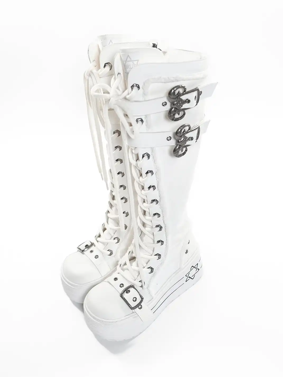 GURURU | Punk Platform Canvas Boots