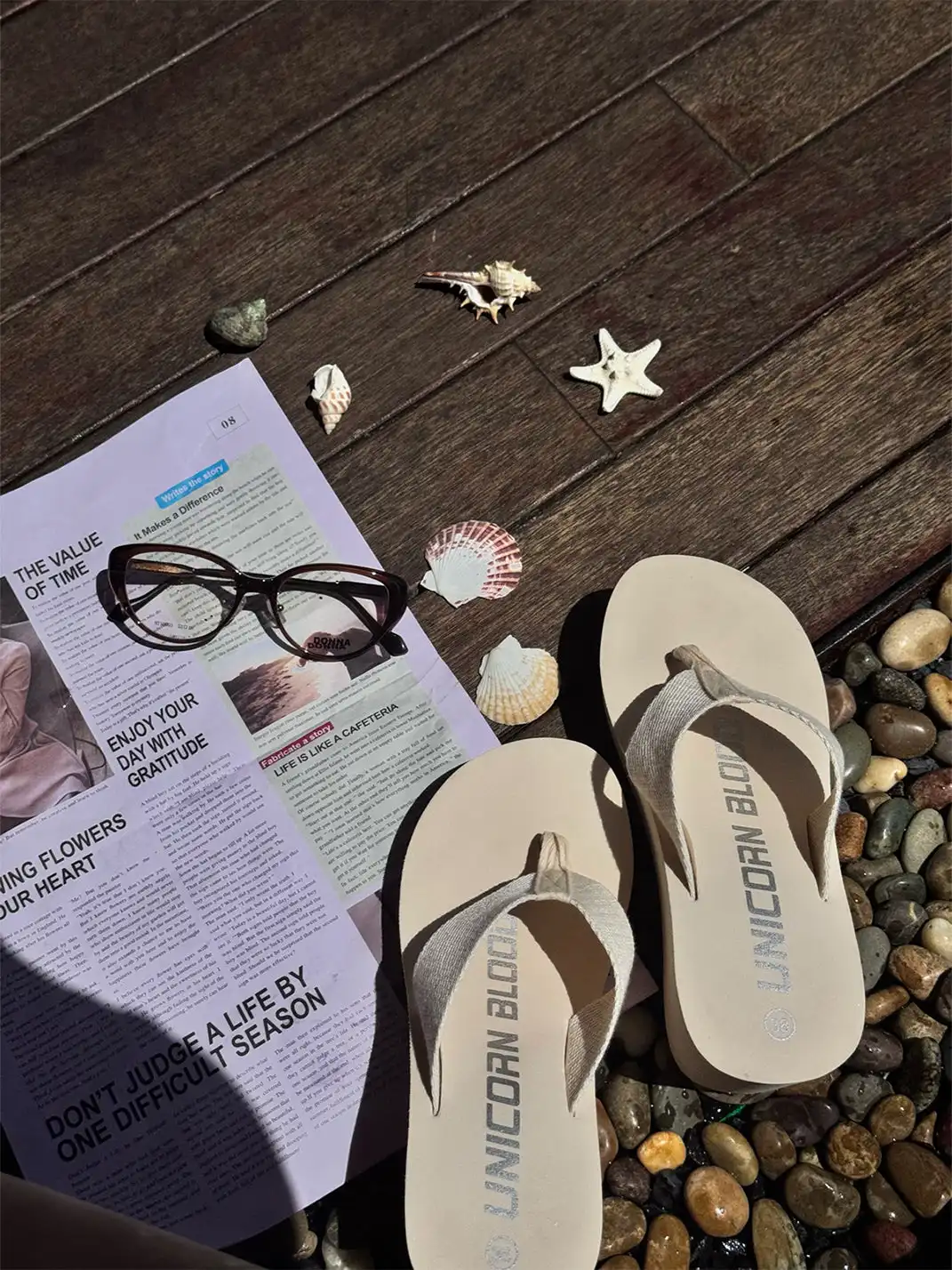 UnicornBlood | Wedge Heel Anti-Slip Flip-Flops