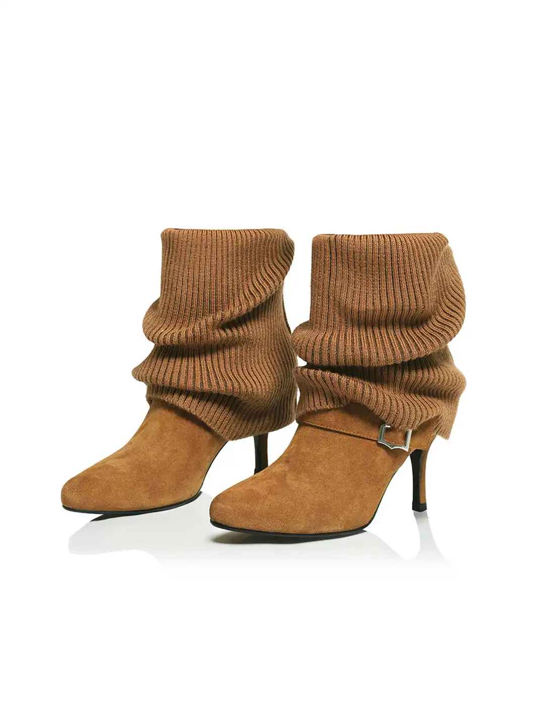 UnicornBlood | Slip-On Cow Suede Pointed-Toe Boots