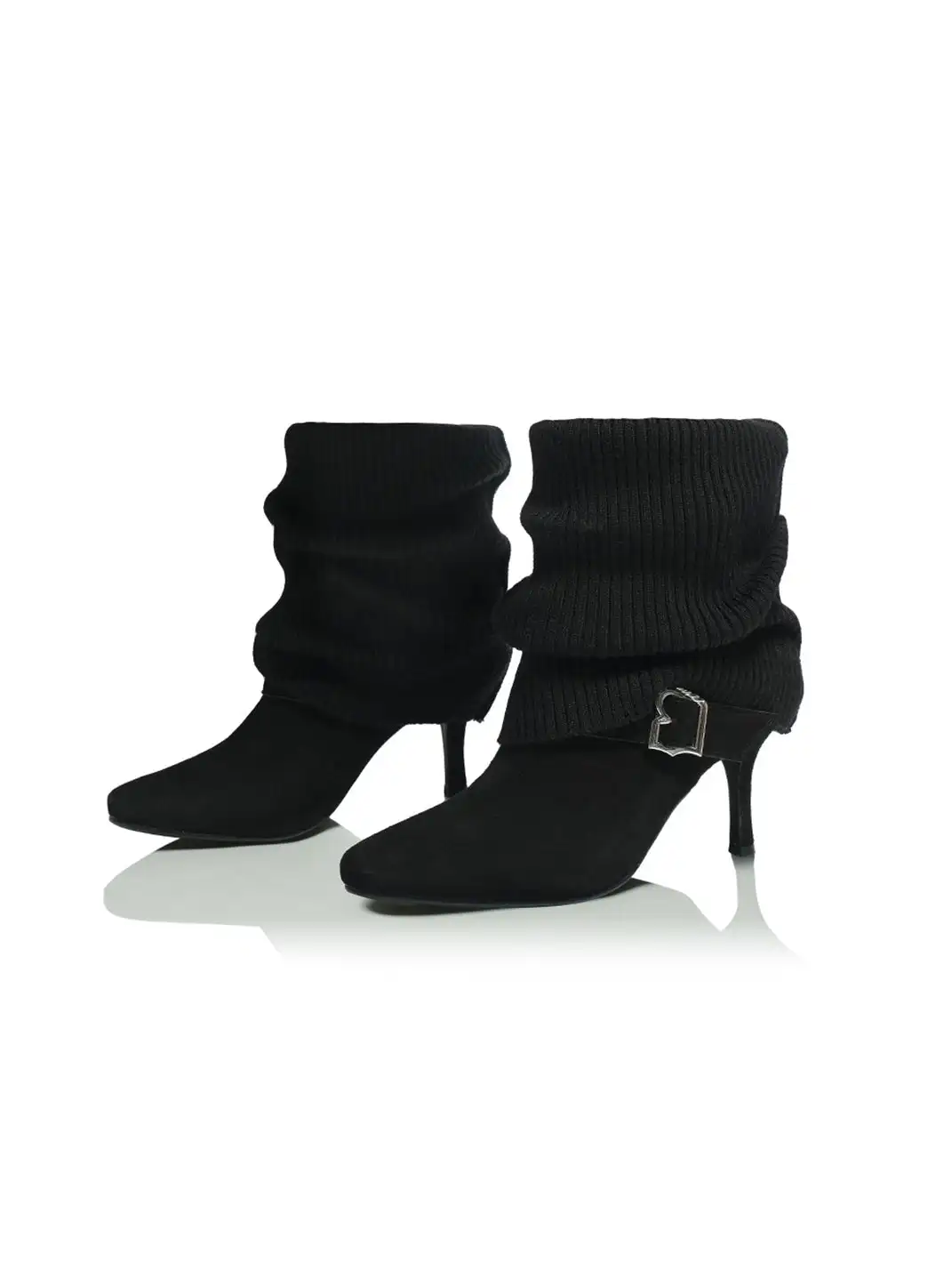 UnicornBlood | Slip-On Cow Suede Pointed-Toe Boots