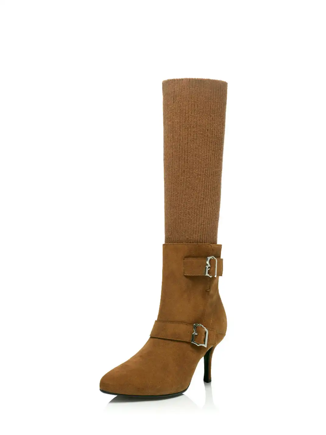 UnicornBlood | Slip-On Cow Suede Pointed-Toe Boots