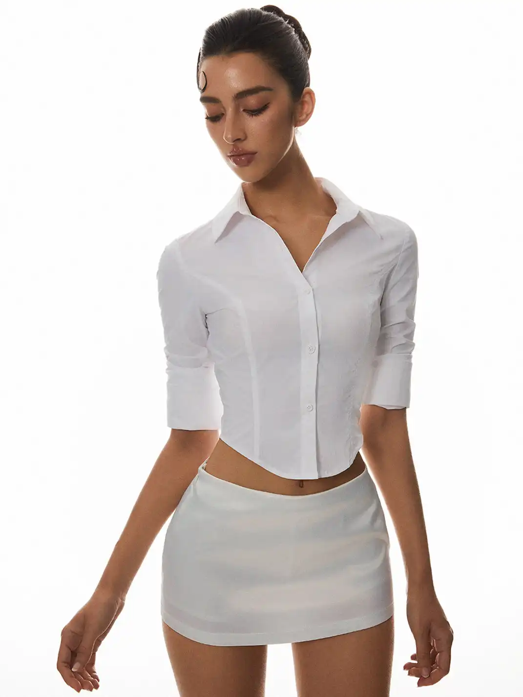 LIAN | Simple Slightly Stretchy Bodycon Skirt