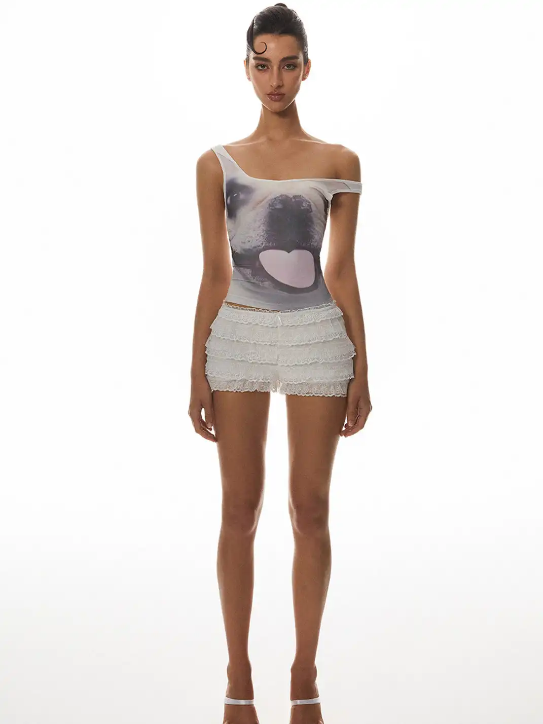 LIAN | Lace-Trimmed Shorts