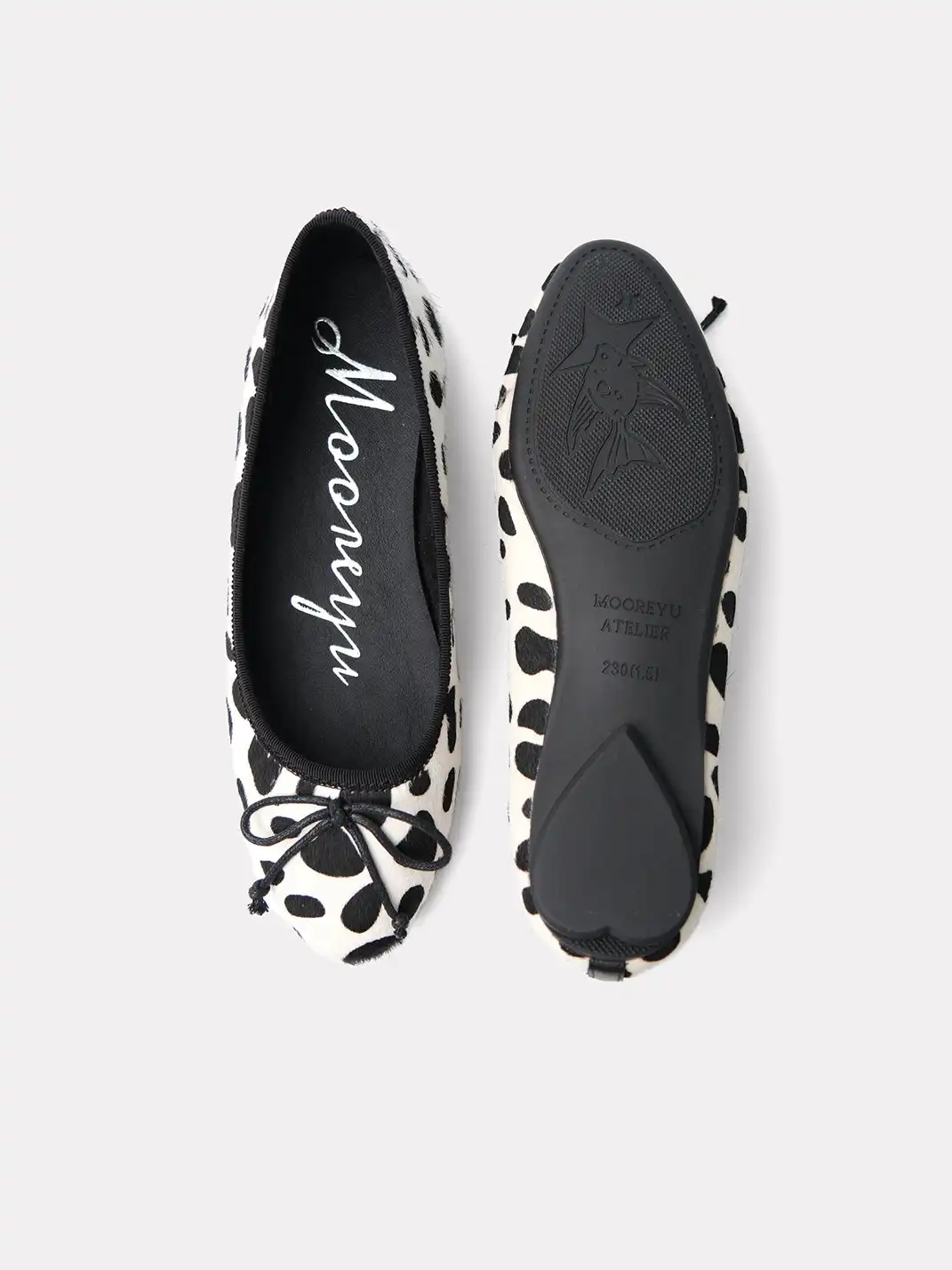 Mooreyu | Polka Dot Bow Mary Jane Shoes