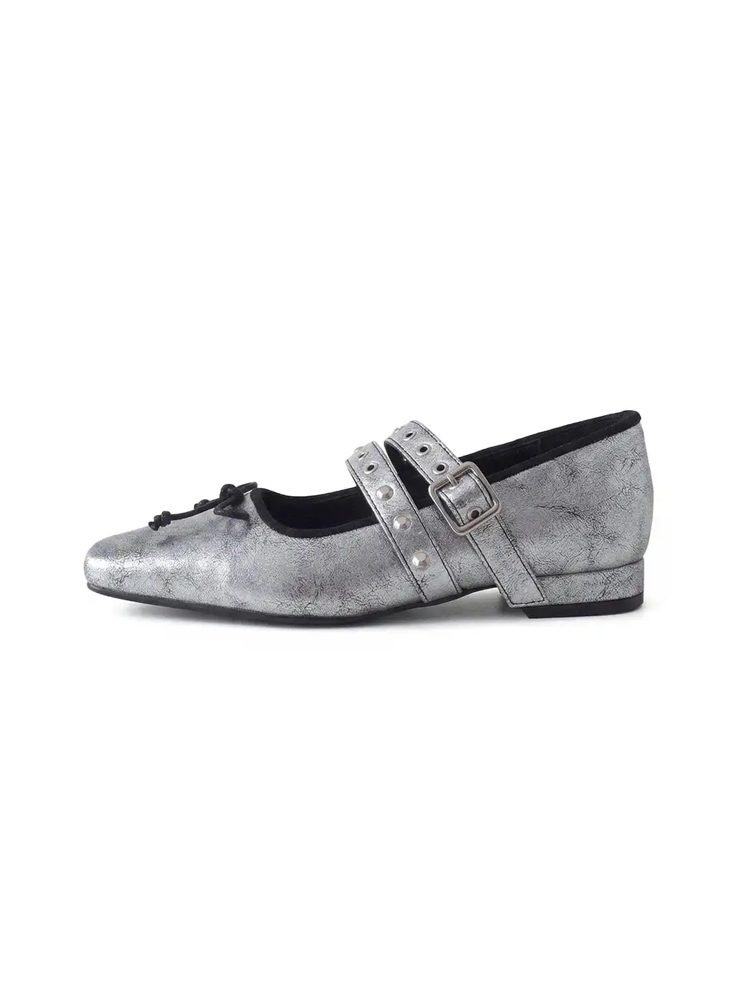 Mooreyu | Square-Toed Low-Cut Flat Shoes
