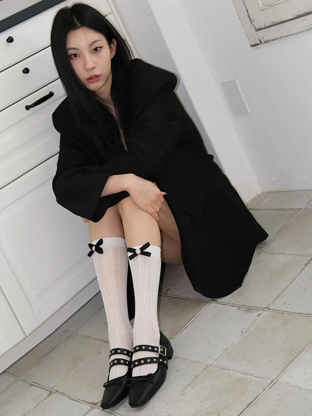 Mooreyu | Square-Toed Low-Cut Flat Shoes