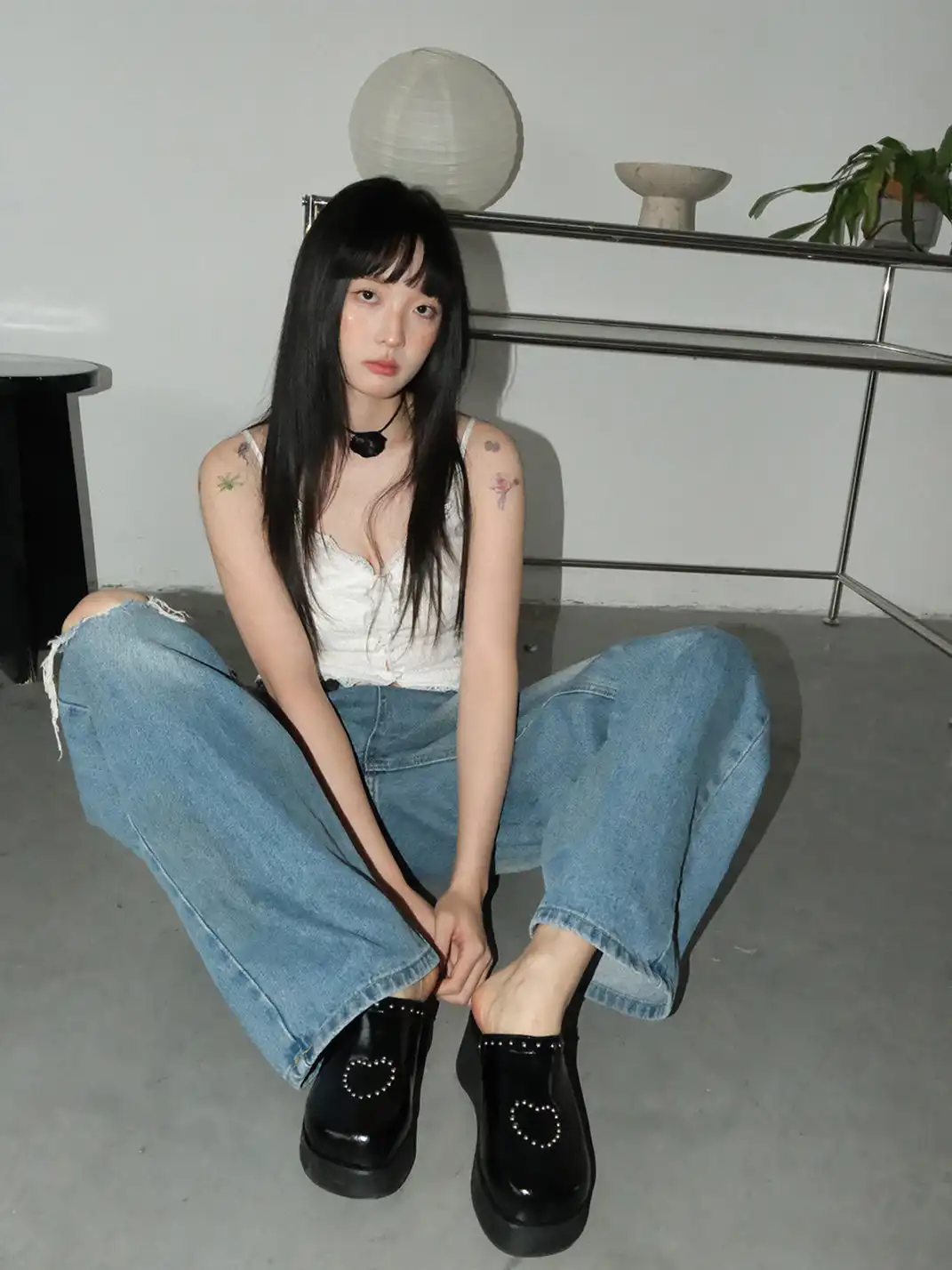 Mooreyu | Genuine Leather Platform Mules