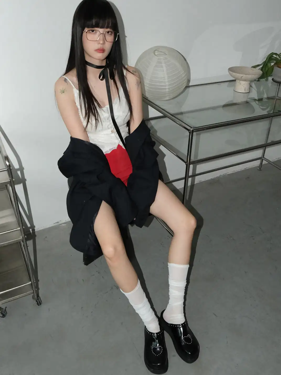 Mooreyu | Genuine Leather Platform Mules