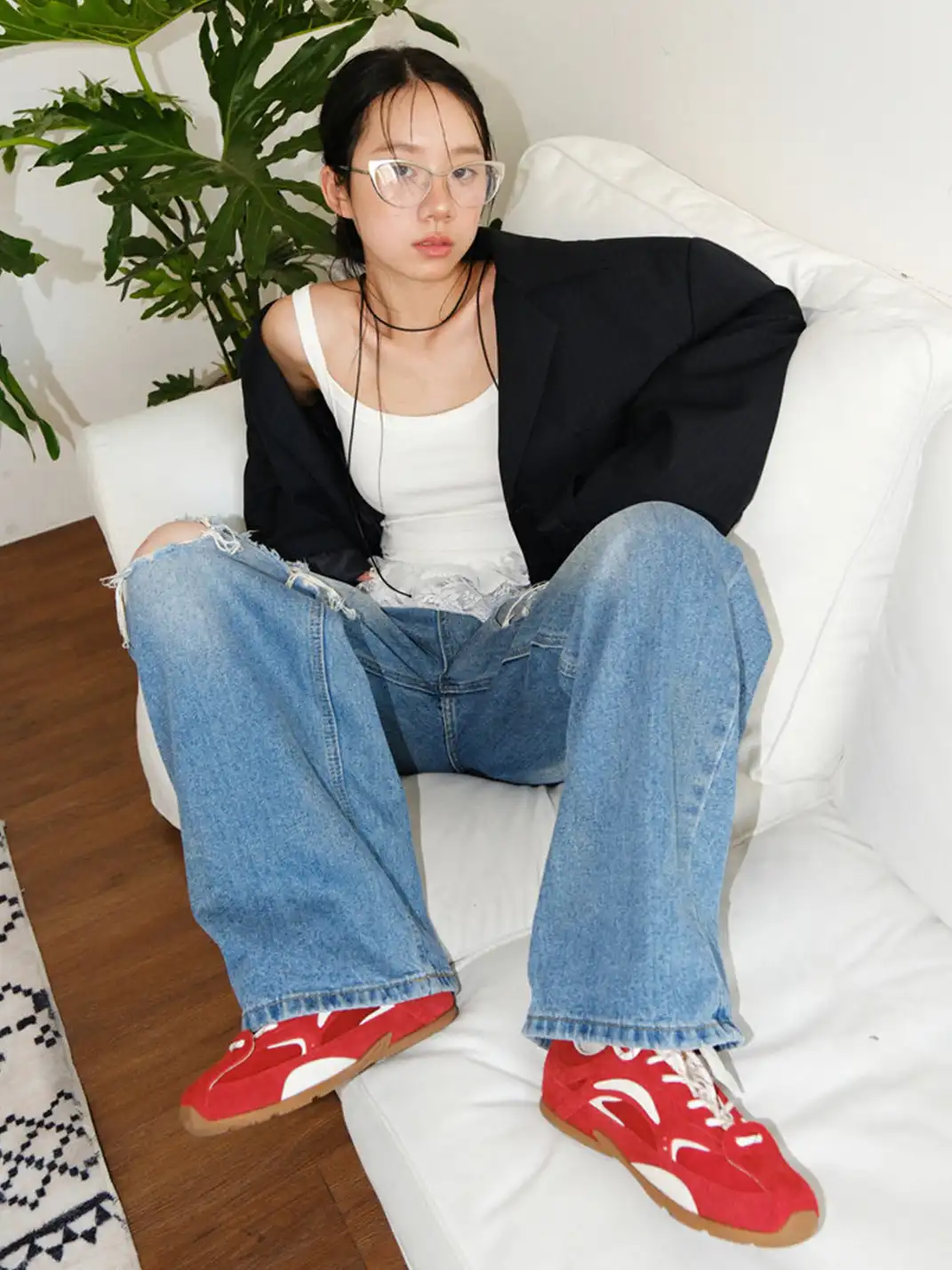 Mooreyu | Platform Shoes With Upturned Tongue