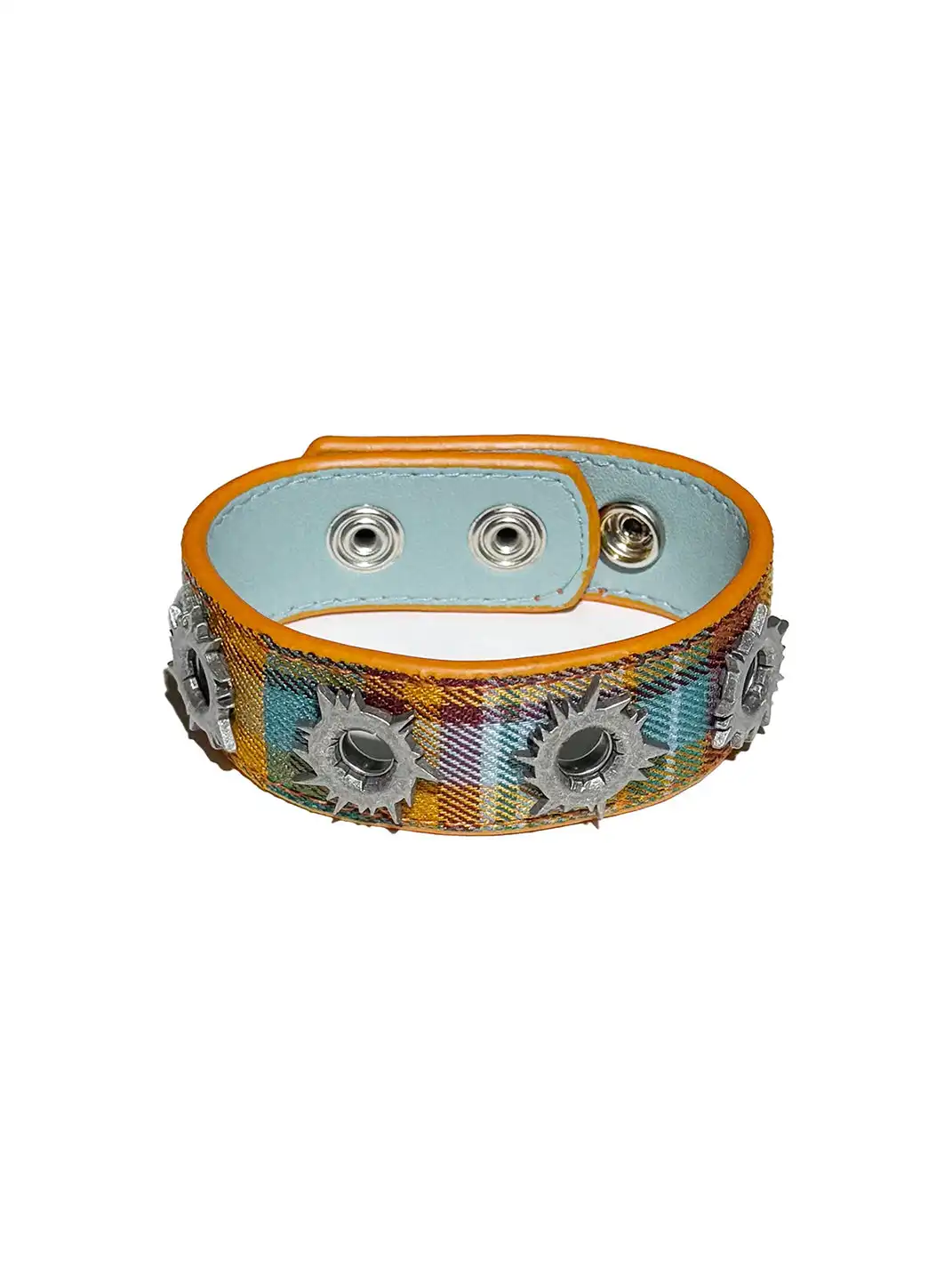 Roman Catcher | Genuine Leather Bullet Hole Bracelet