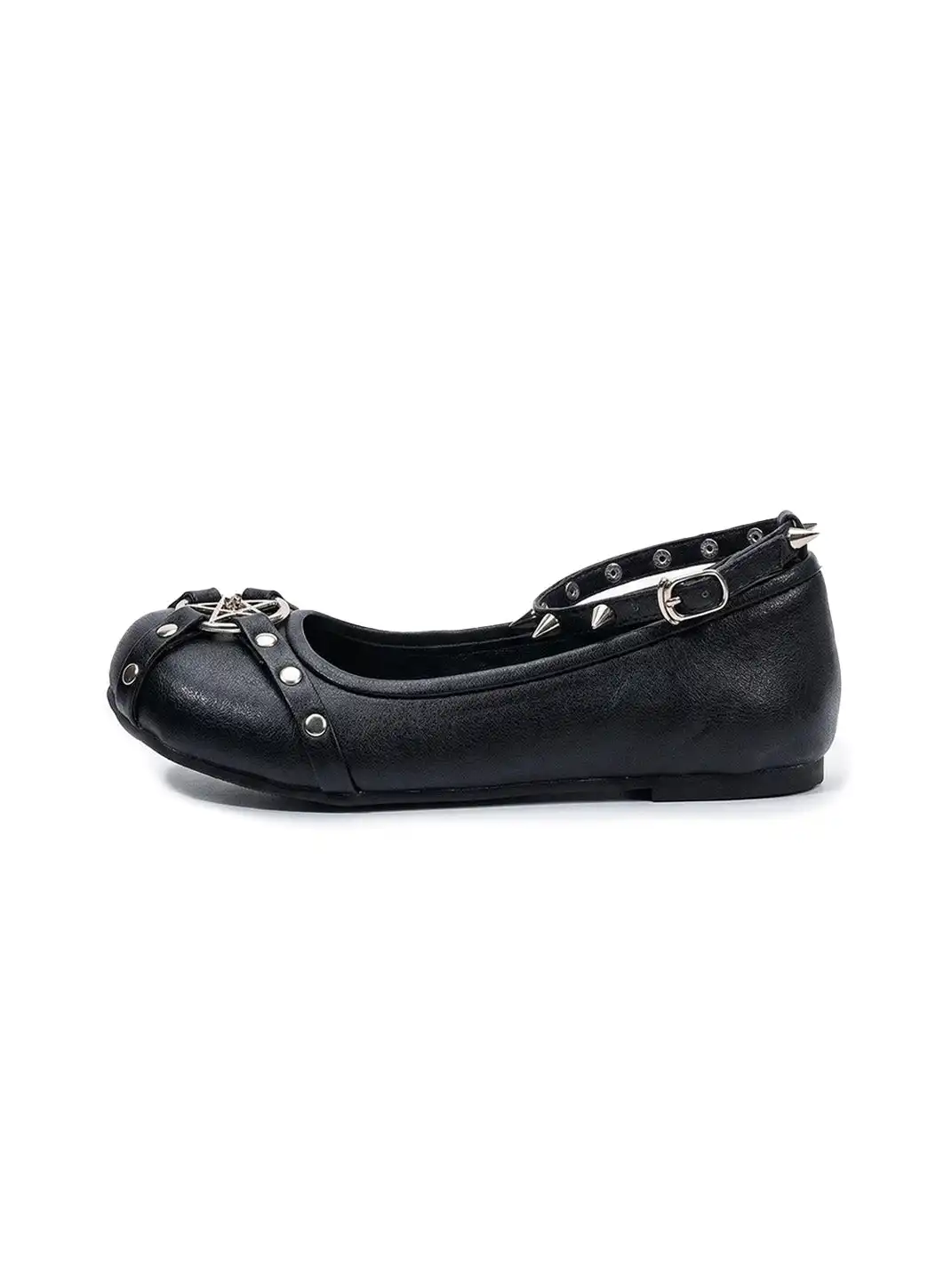 SISTER CURIE | Punk-Style Studded Flats