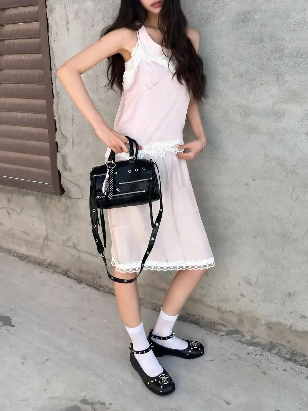 SISTER CURIE | Punk-Style Studded Flats