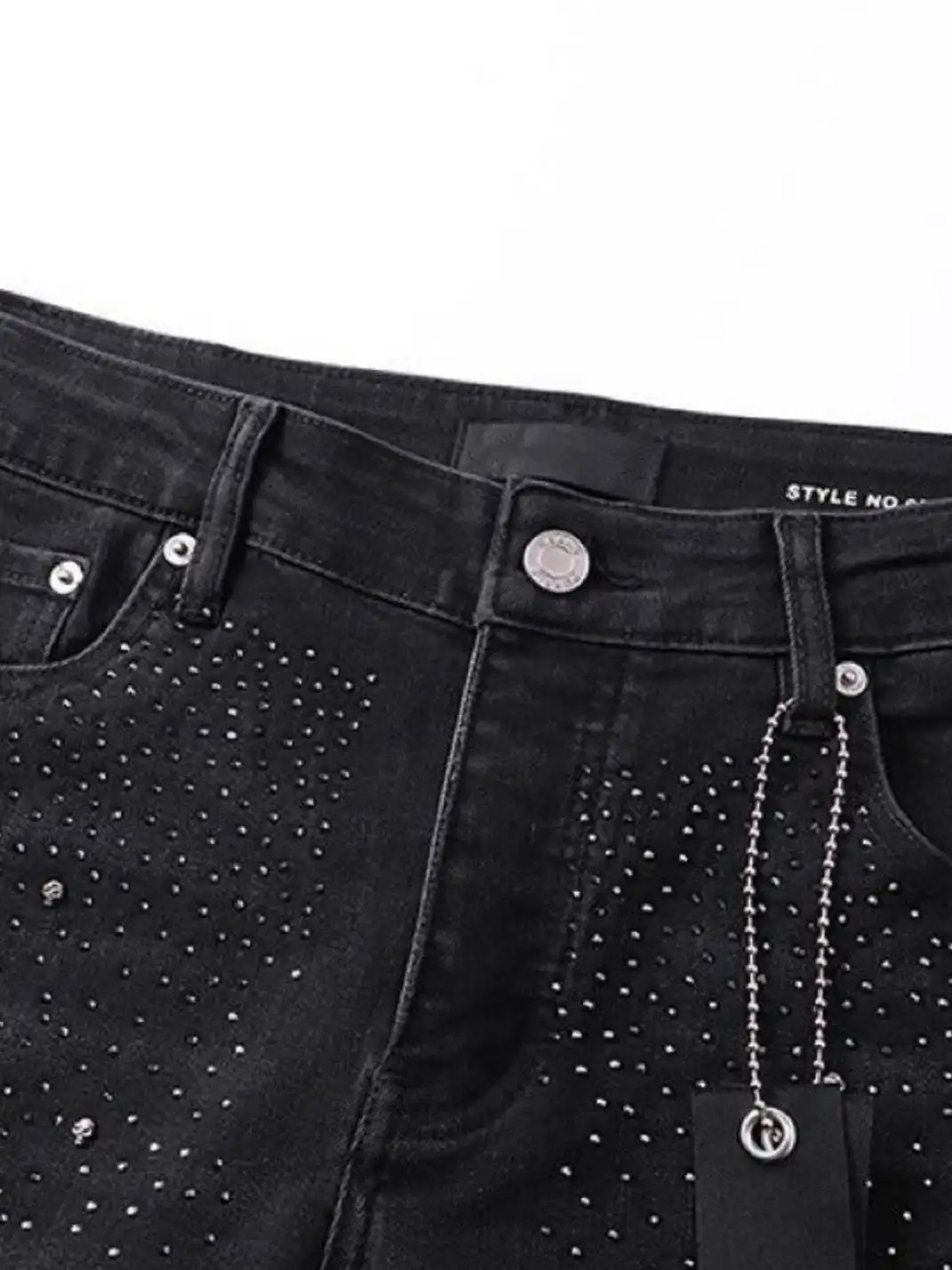 CandyCash | Retro Black Diamond Jeans