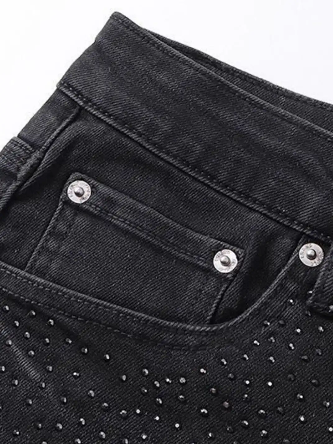CandyCash | Retro Black Diamond Jeans