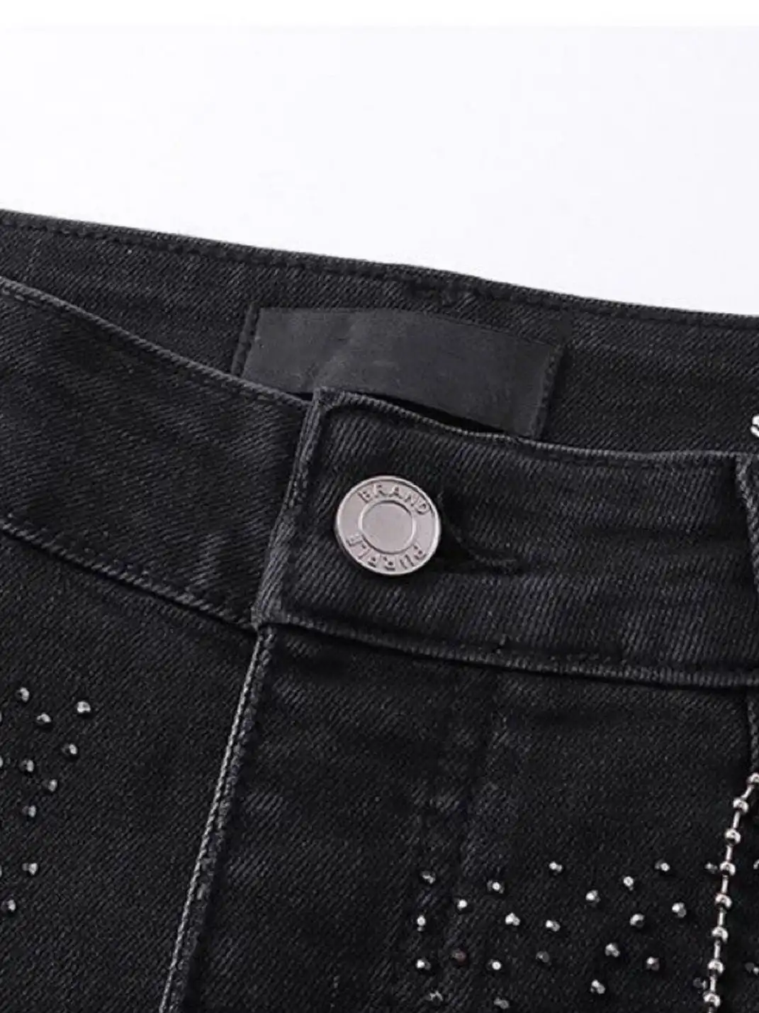 CandyCash | Retro Black Diamond Jeans