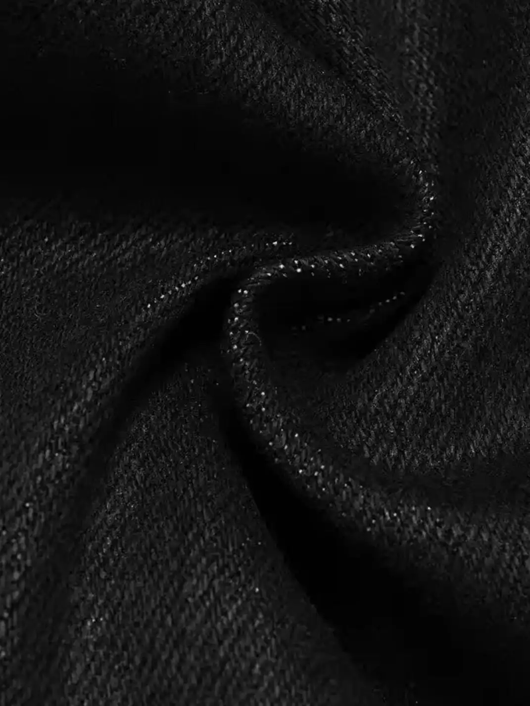 CandyCash | Wax-Coated Wrinkled Studded Jeans