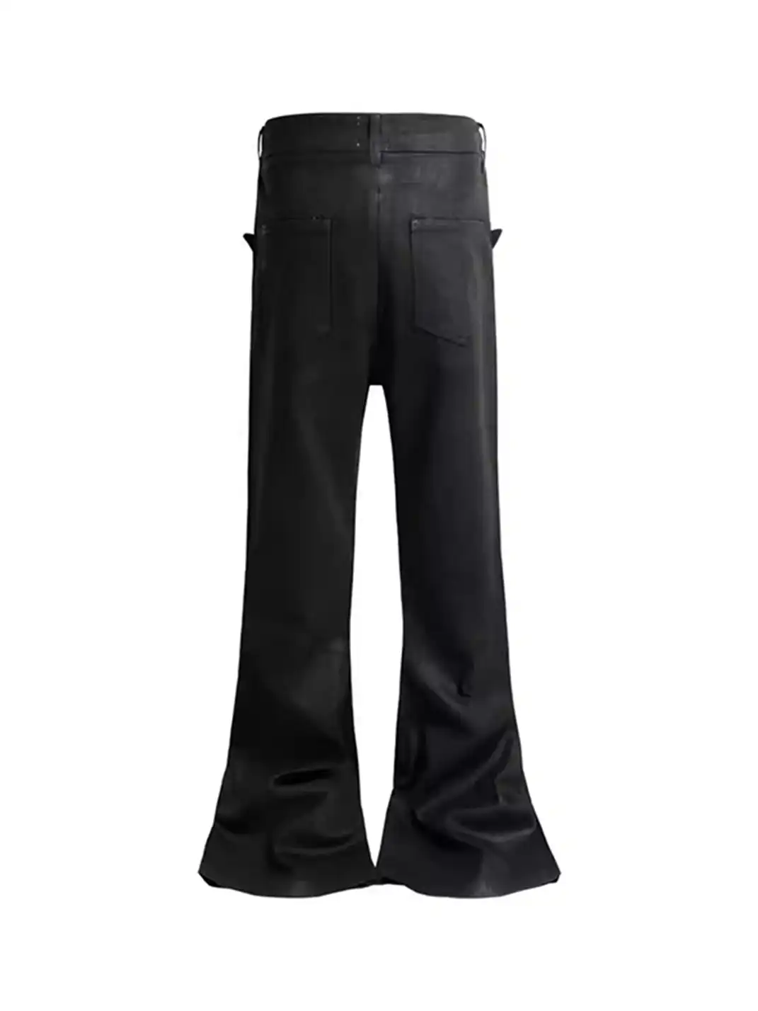 CandyCash | Wax-Coated Wrinkled Studded Jeans