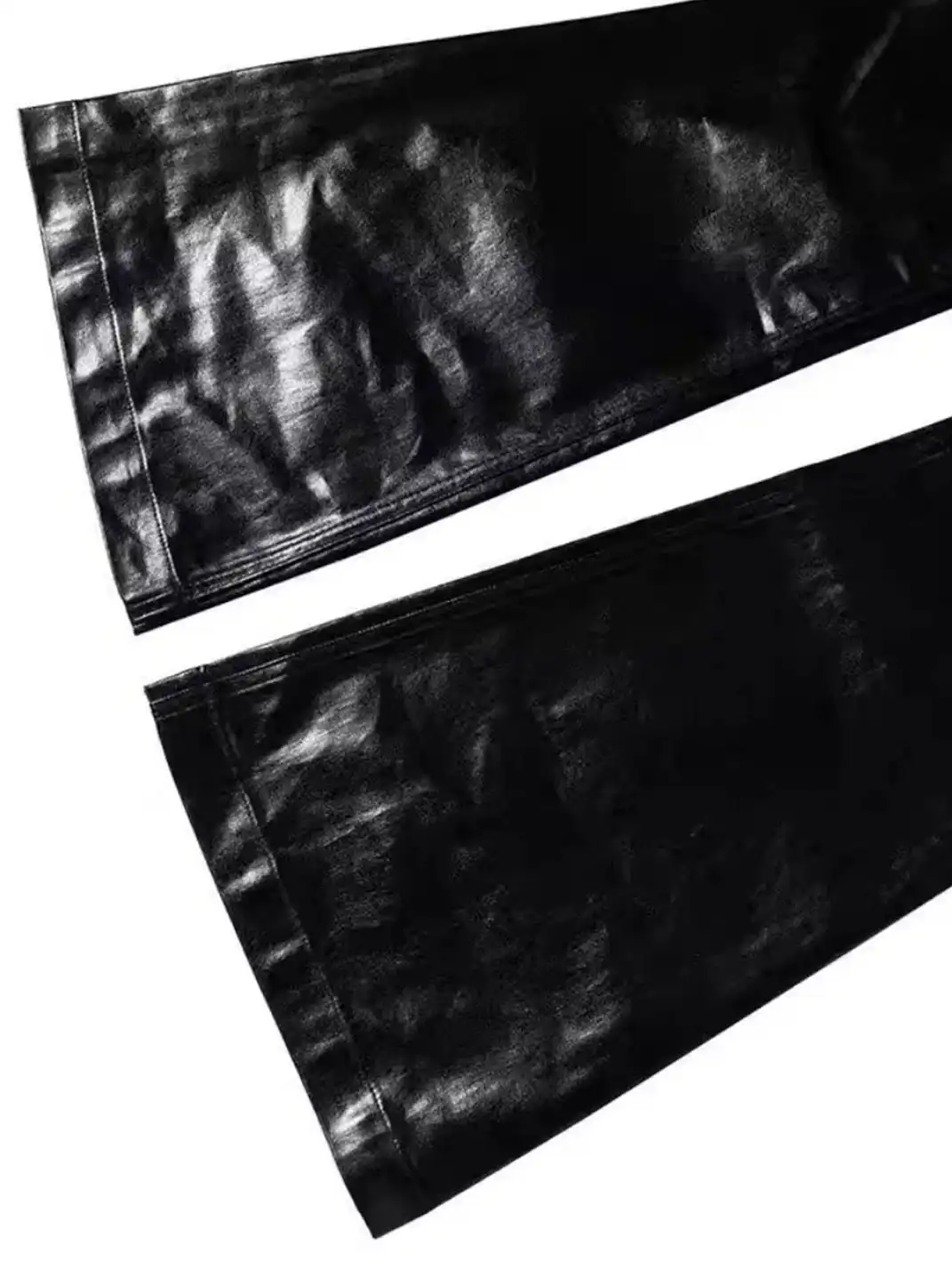 CandyCash | Glossy Patent Leather Flared Jeans