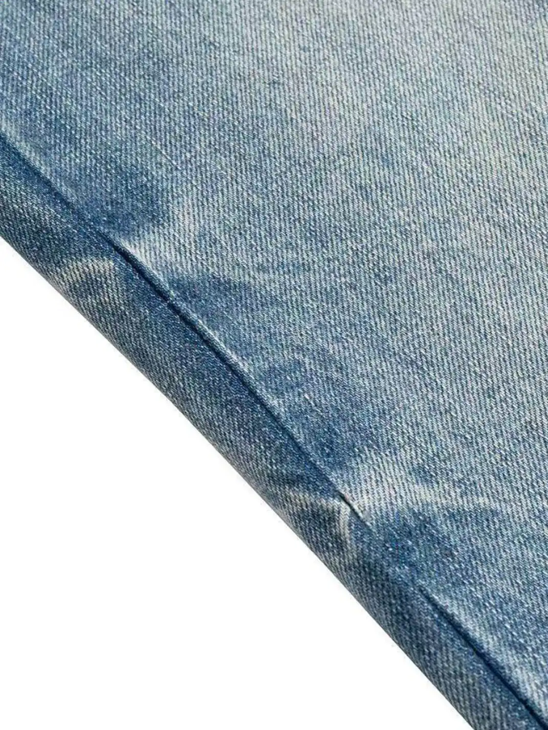 CandyCash | Distressed Washed Ice Blue Flared Jeans
