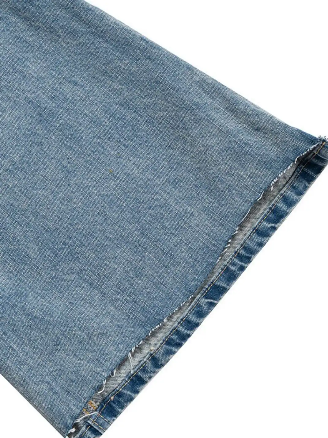 CandyCash | Distressed Washed Ice Blue Flared Jeans
