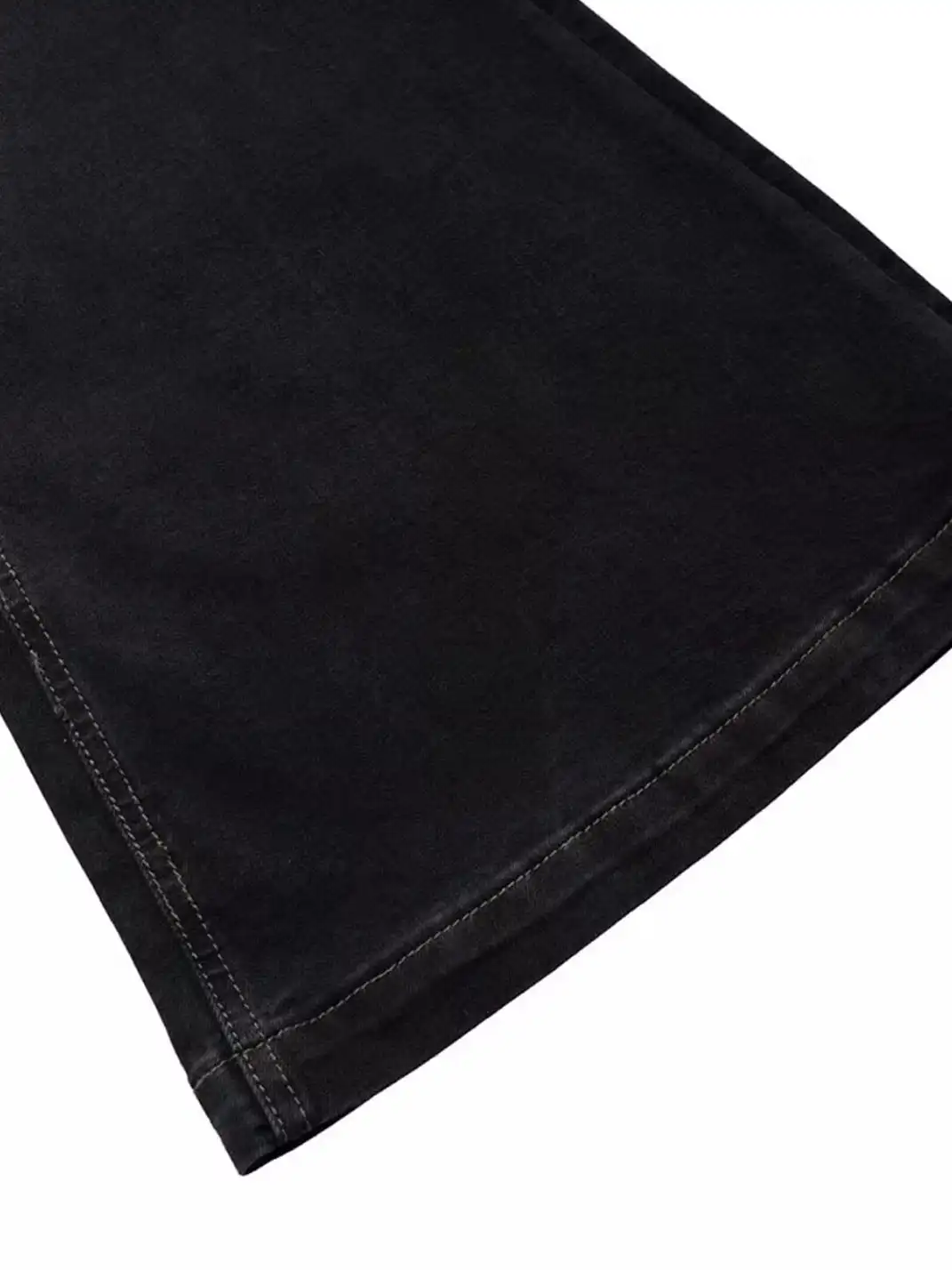 CandyCash | Hand-Pleated Floor-Length Jeans