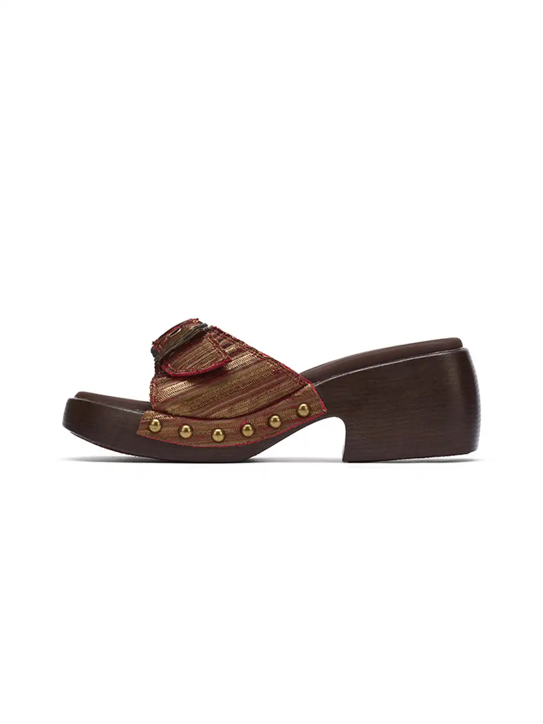 Arcadiagyal | Woven Top-Grain Cowhide Platform Sandals