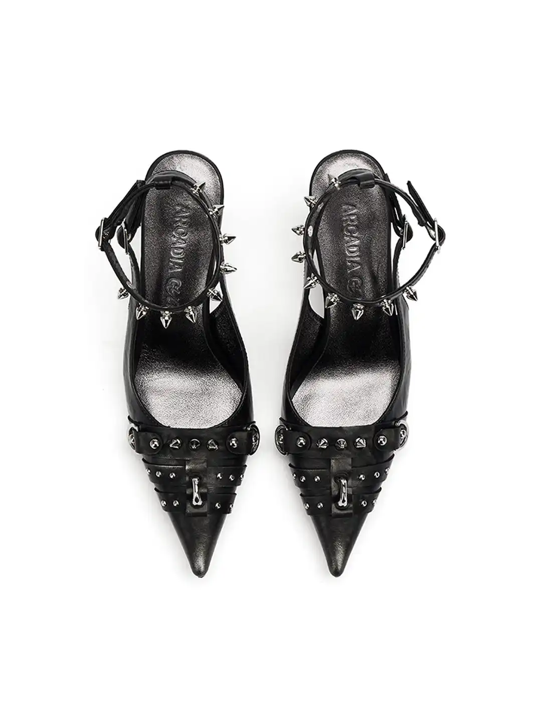 Arcadiagyal | Distressed Low-Cut High Heels