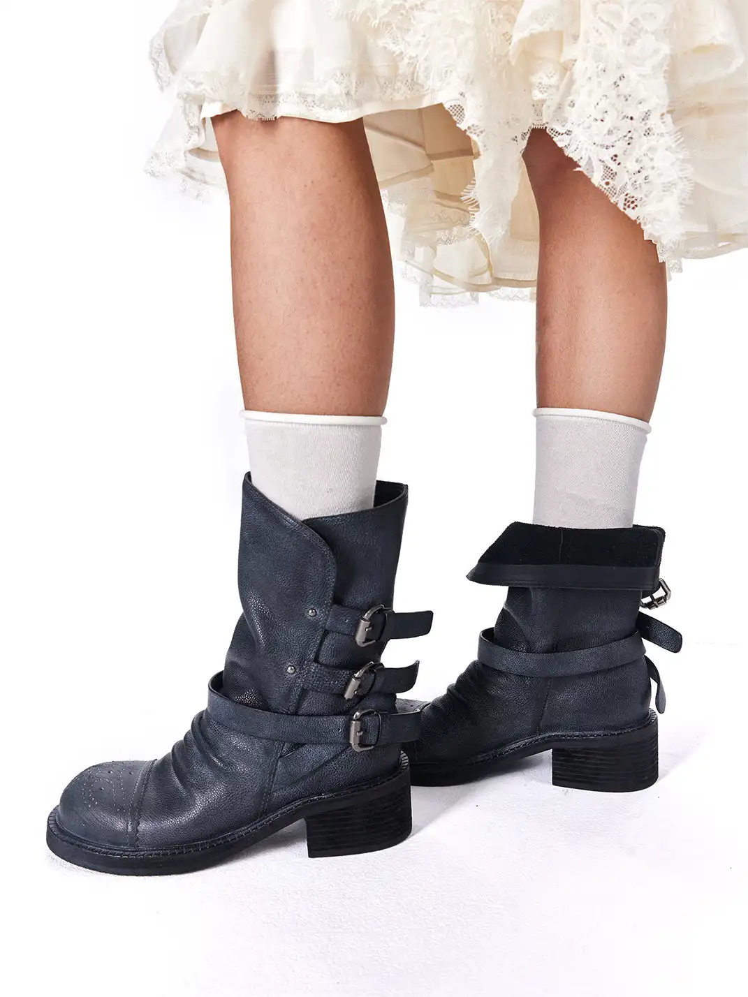 Arcadiagyal | Distressed Vintage Ankle Boots