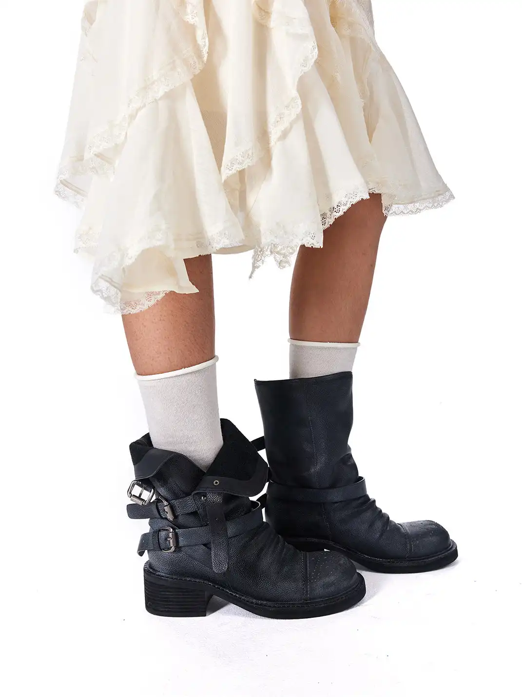 Arcadiagyal | Distressed Vintage Ankle Boots