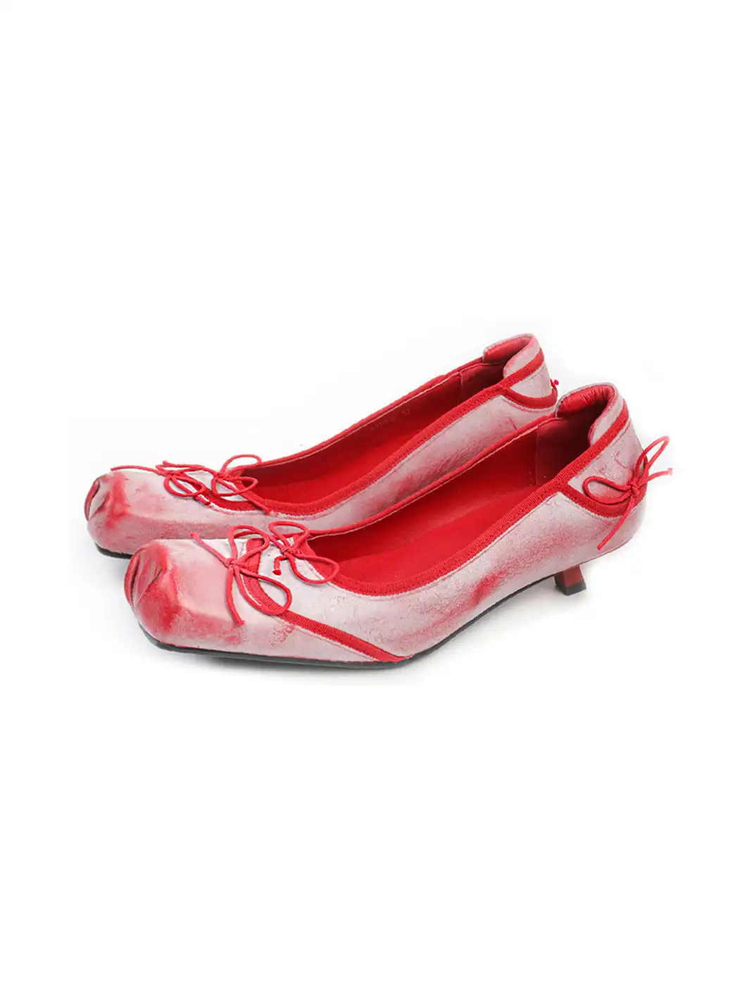 UBORYA | High-Heeled Square-Toe Ballet Flats