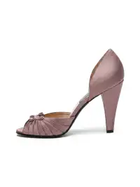 9HAO | Retro Peep-toe High Heels