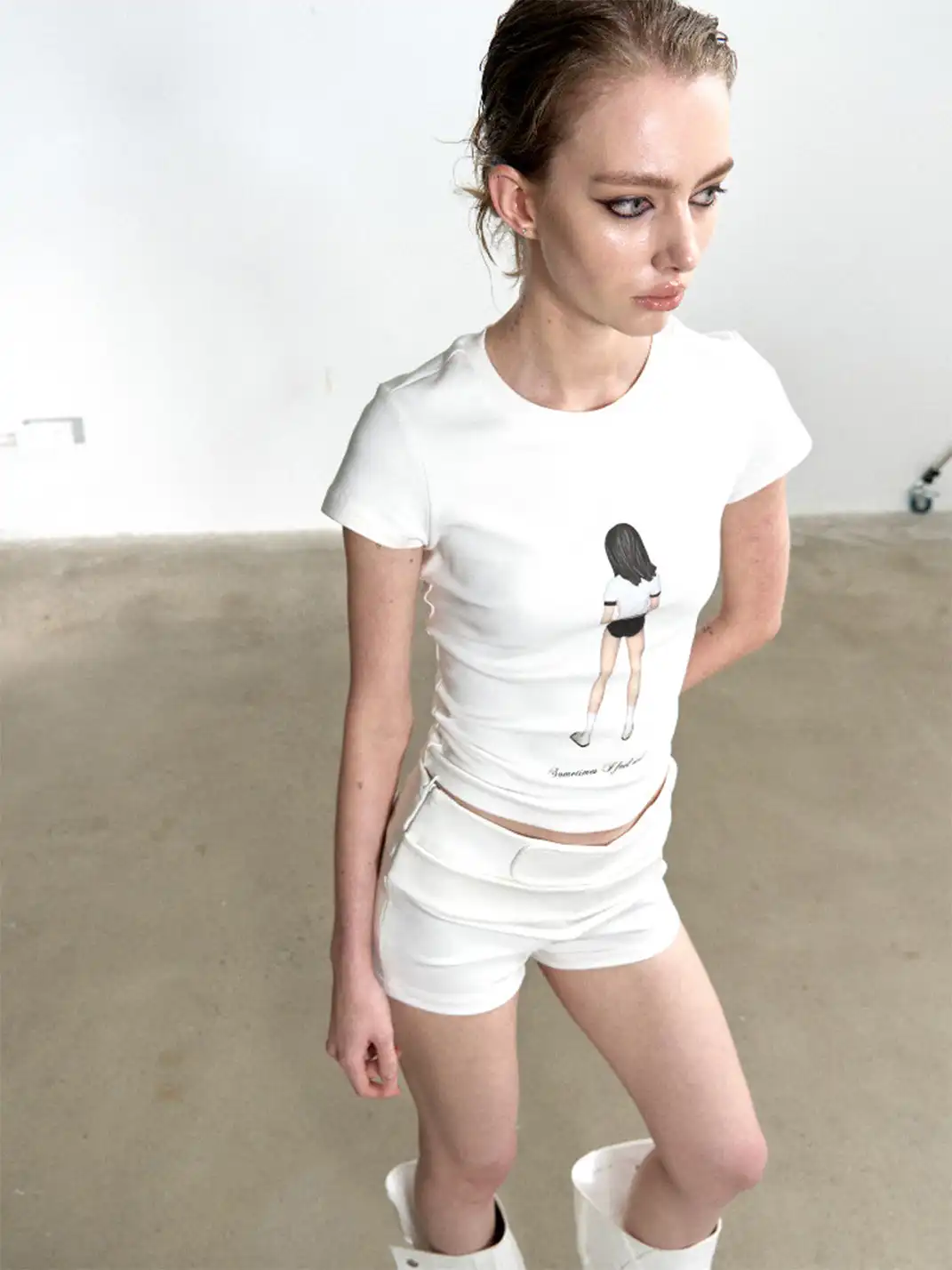 Razorr | Belt-Up Bodycon Shorts