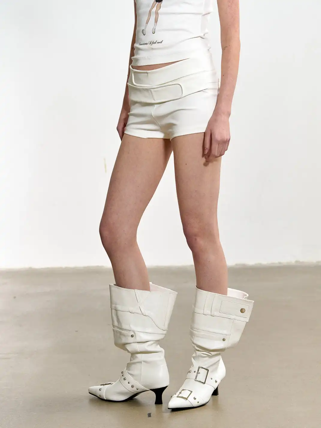 Razorr | Belt-Up Bodycon Shorts