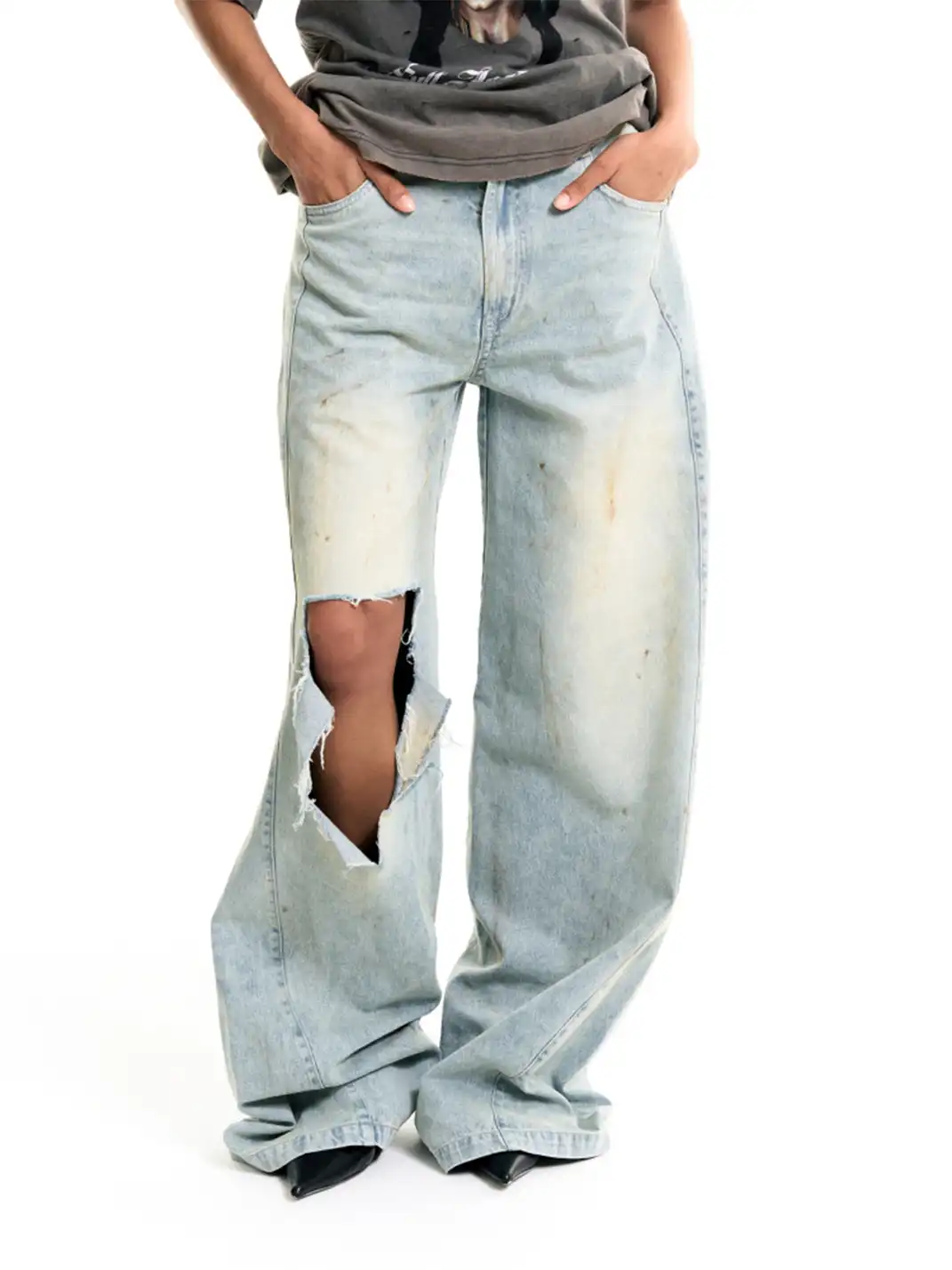 Razorr | Dirty Ripped Jeans