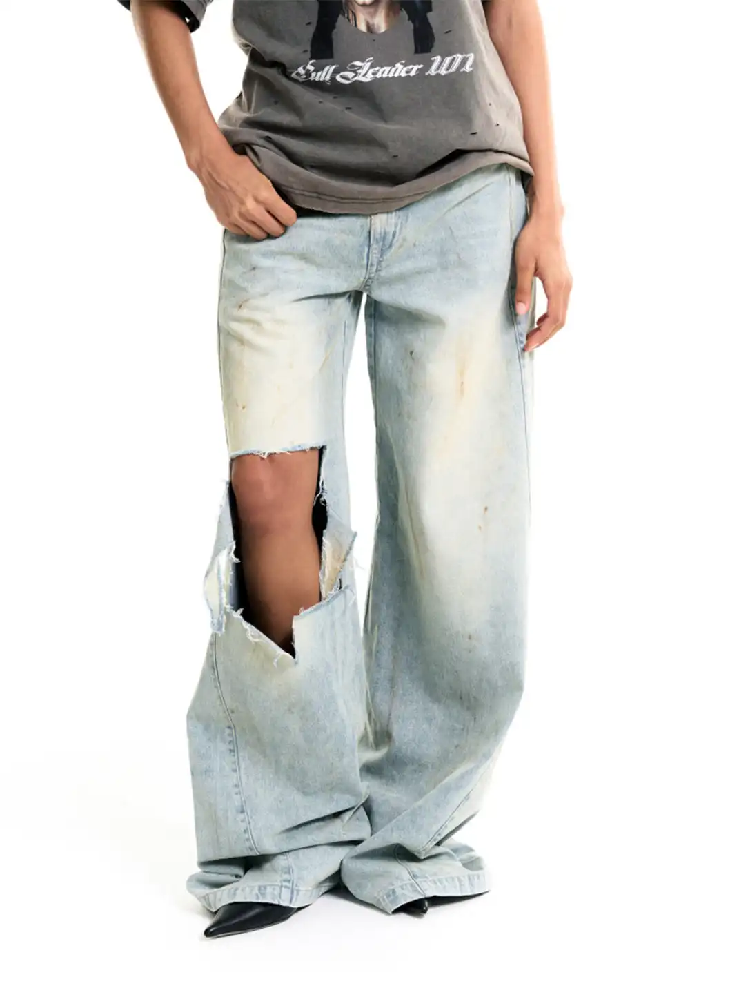 Razorr | Dirty Ripped Jeans