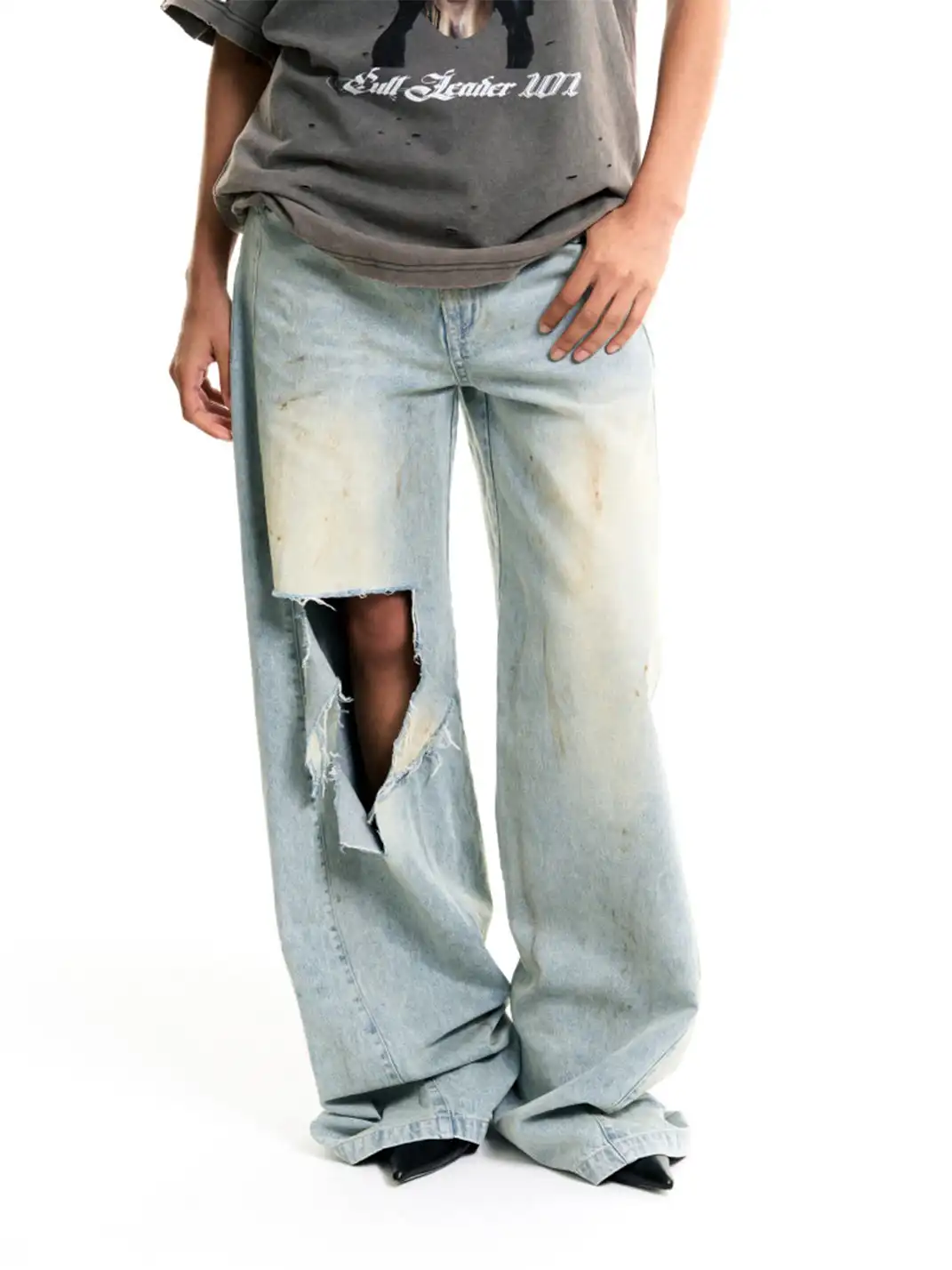 Razorr | Dirty Ripped Jeans