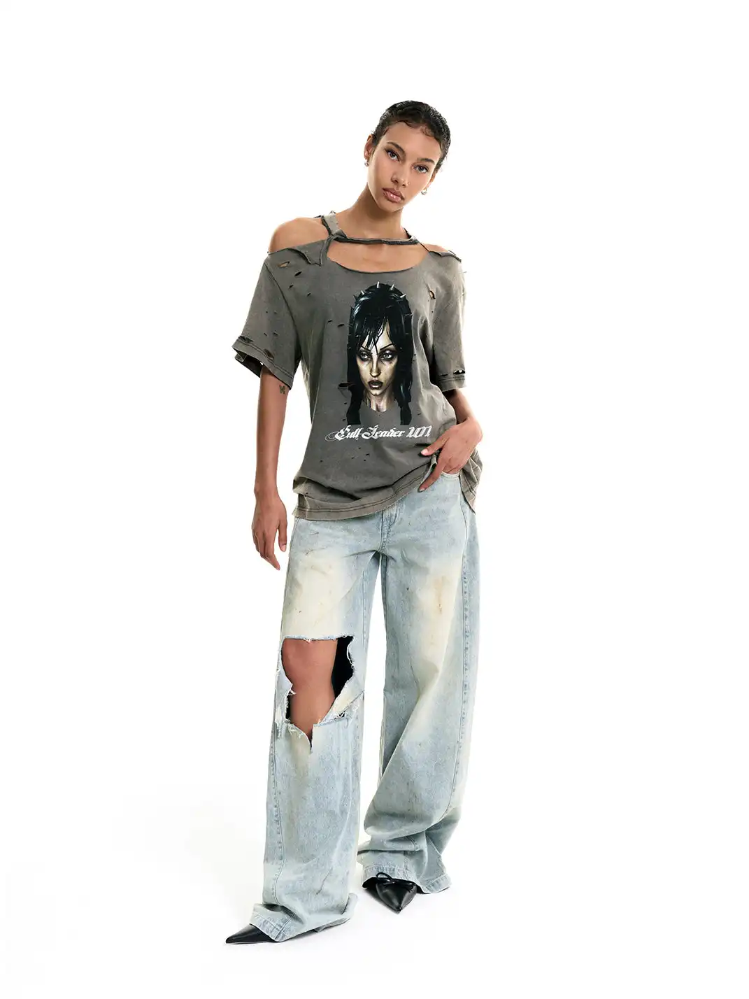 Razorr | Dirty Ripped Jeans