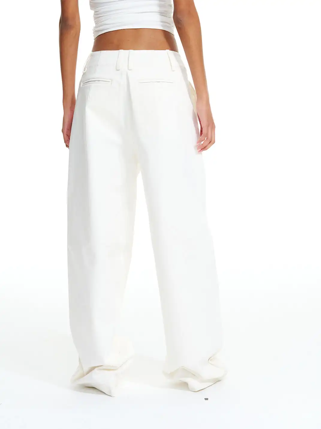 Razorr | Pure Cotton Straight-Leg Wide-Leg Casual Pants