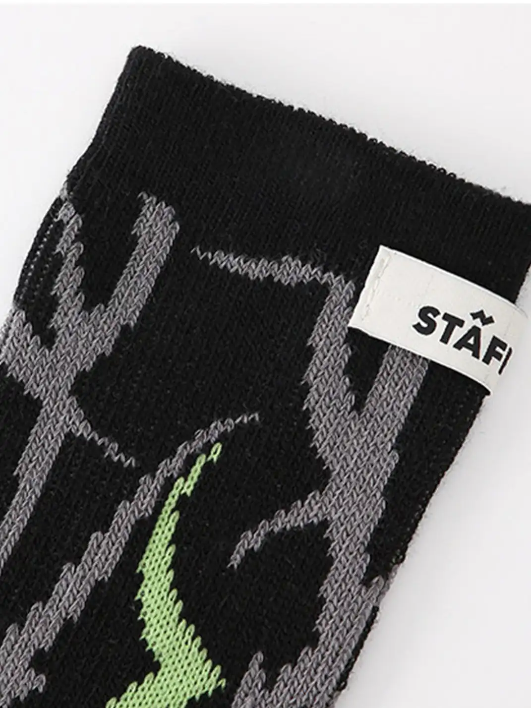 STAFFONLY | Thorn Jacquard Mid-Calf Socks