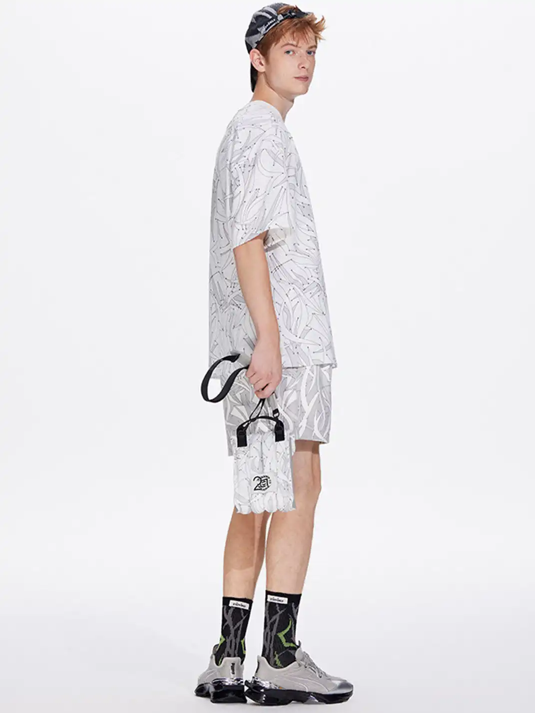 STAFFONLY | Thorn Jacquard Mid-Calf Socks