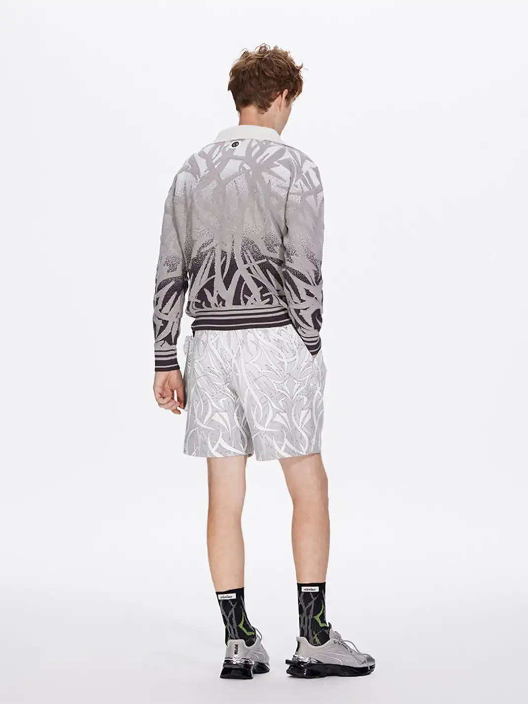 STAFFONLY | Thorn Jacquard Mid-Calf Socks