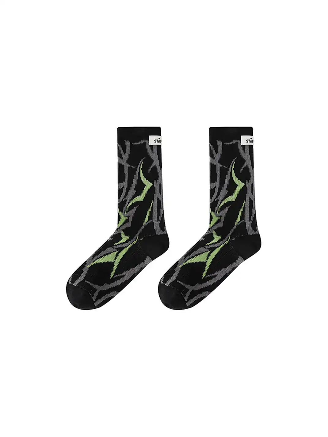 STAFFONLY | Thorn Jacquard Mid-Calf Socks